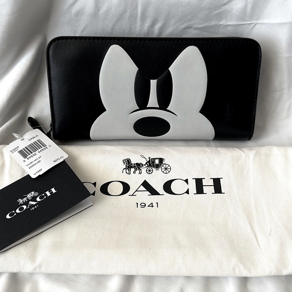 Coach x Disney Mickey Mouse Wallet (NWT)